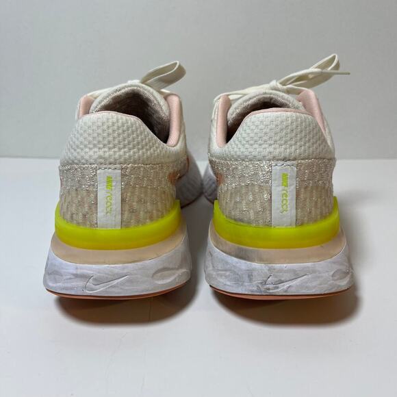 Nike Women's React Infinity Run Flyknit 3 Pink Madder Root Size 7 Run DD3024-102 - Picture 8 of 12